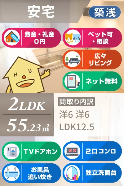 クラール 安宅D 102のお部屋の特徴