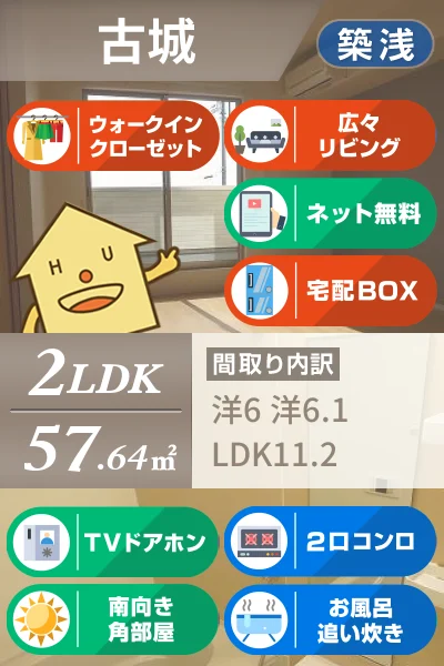 サンシーブルA 202のお部屋の特徴