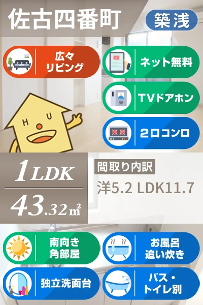 シュエット 201のお部屋の特徴
