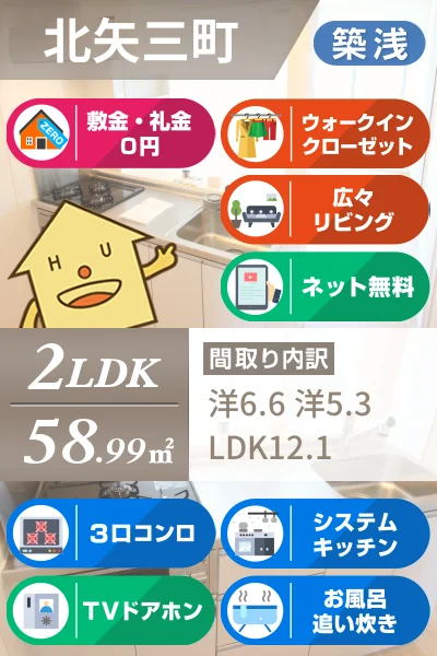 サザン・スターB 202のお部屋の特徴