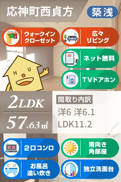 センターポイント I 203のお部屋の特徴