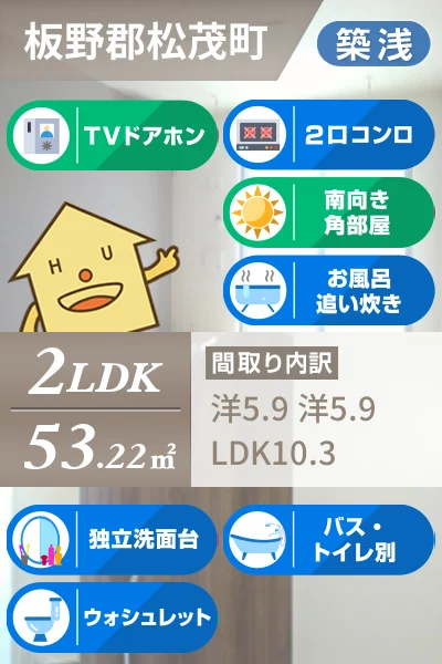 グランピアス笹木野 1 102のお部屋の特徴