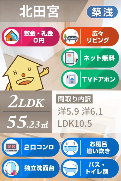 ベネヴォレンテB 101のお部屋の特徴