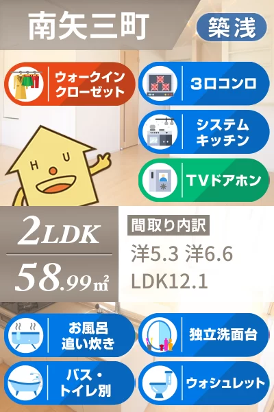 ALMO 203のお部屋の特徴