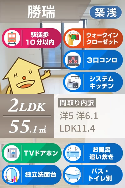 カーサ・ドマーニS 201のお部屋の特徴