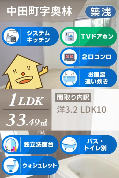 ハナミズキ 103のお部屋の特徴