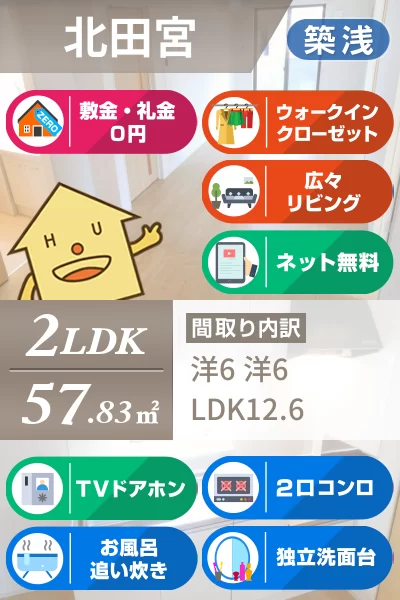 ベネヴォレンテC 102のお部屋の特徴