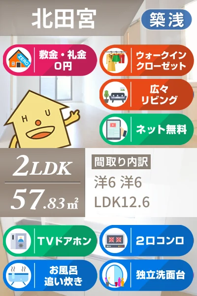 ベネヴォレンテC 103のお部屋の特徴