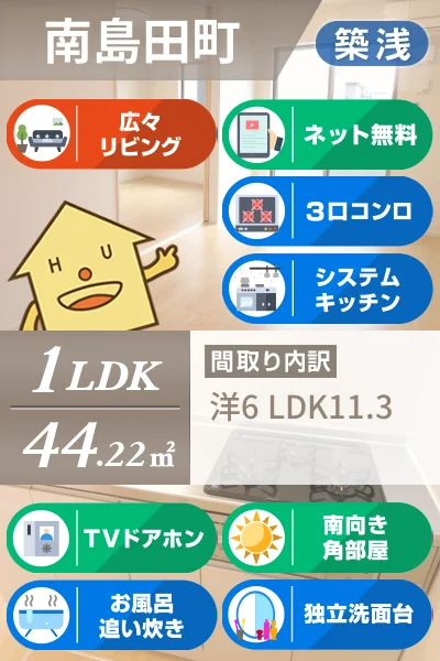 ハイソラーレ I 103のお部屋の特徴