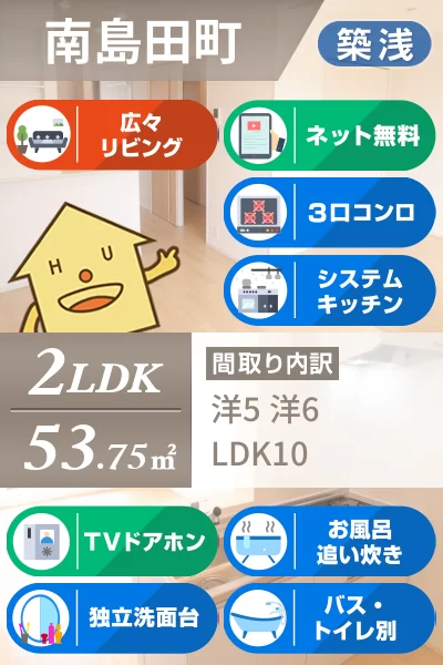 ハイソラーレ I 201のお部屋の特徴