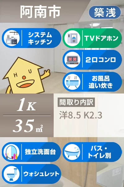 ライトブレス D 103のお部屋の特徴