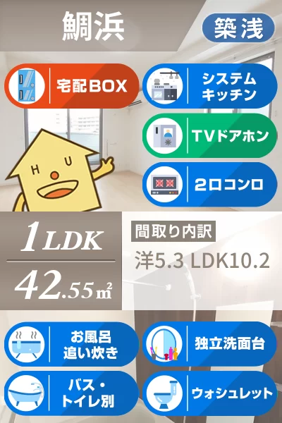 マリオ北島 C 203のお部屋の特徴