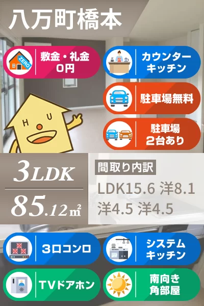 シャーメゾンMORI Aのお部屋の特徴