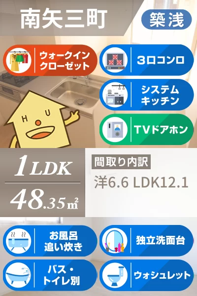 ラフォルテ I 105のお部屋の特徴