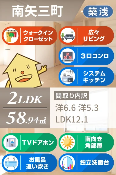 ラフォルテ I 206のお部屋の特徴