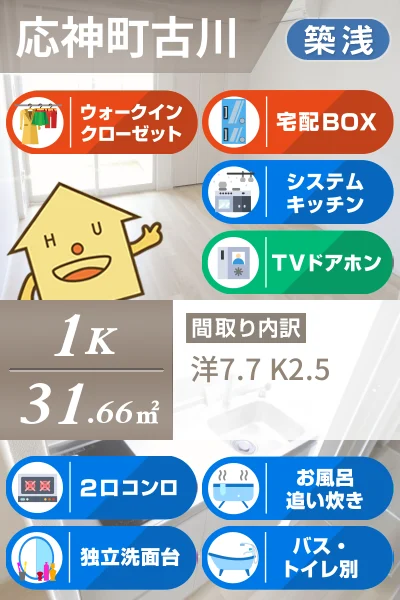 グレイシャス 105のお部屋の特徴