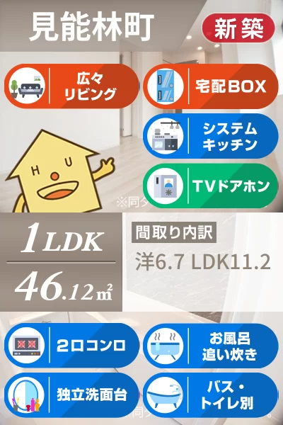 エクラデサージュ見能林II 101のお部屋の特徴
