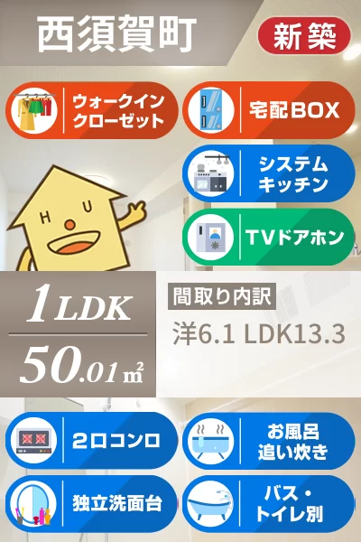 ヒラソール 106のお部屋の特徴