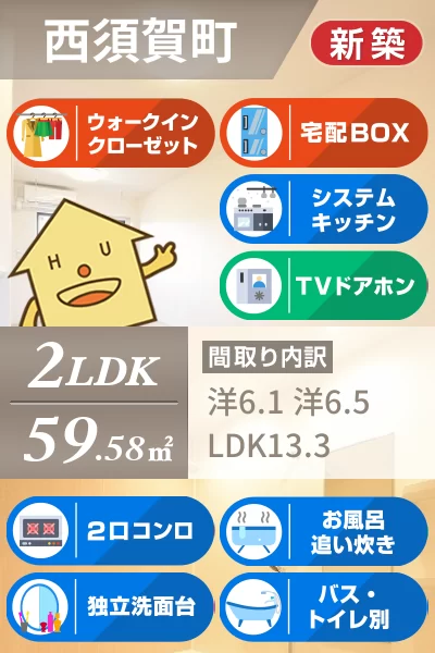 ヒラソール 203のお部屋の特徴