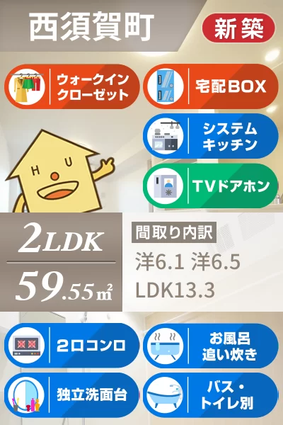 ヒラソール 205のお部屋の特徴