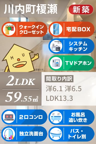 ハーベストヤヨイB 206のお部屋の特徴