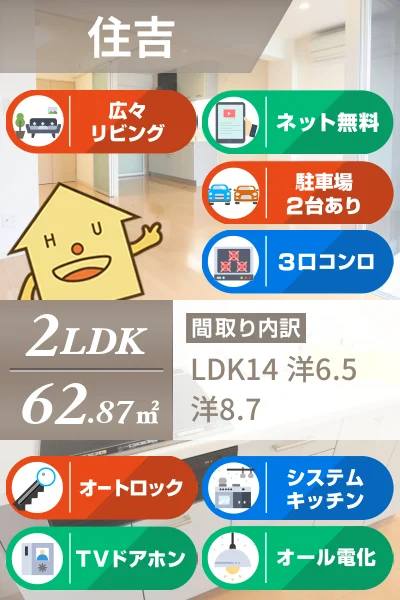 K’sガーデン神明 105のお部屋の特徴