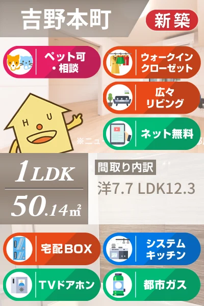 フェリーチェ 向日葵 II 103のお部屋の特徴