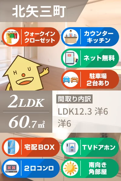 アヴァン ドゥースB 101のお部屋の特徴
