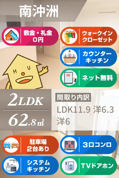 ロン・ラポール A棟 202のお部屋の特徴