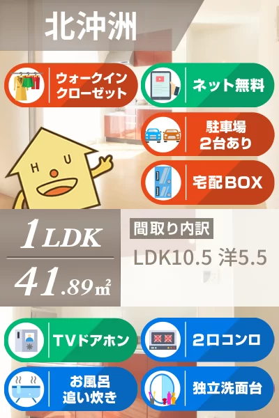 ロイヤルテラス 102のお部屋の特徴