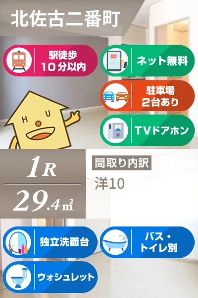 サンクレール沙羅 102のお部屋の特徴