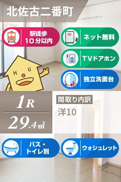 サンクレール沙羅 103のお部屋の特徴