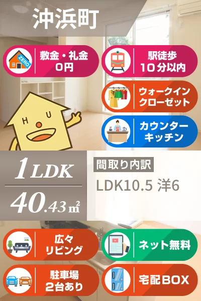 Melody 201のお部屋の特徴