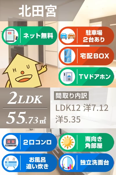 コスモスクエアII B棟 B101のお部屋の特徴