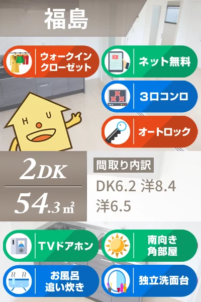 グランドパインドゥ 401のお部屋の特徴