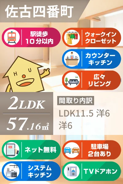 グラン・カネイ 101のお部屋の特徴