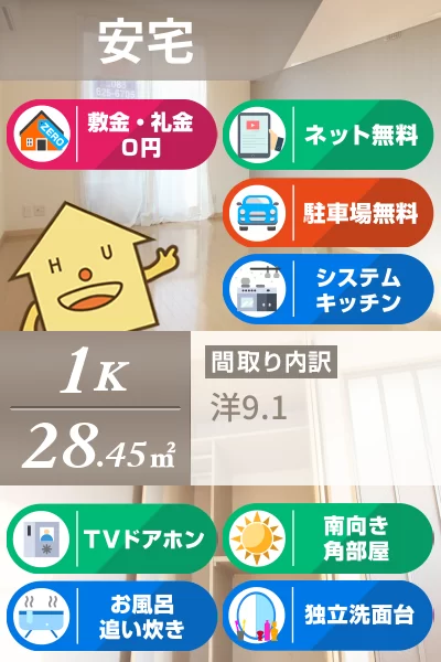 CASA安宅 C棟 111のお部屋の特徴
