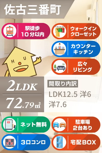 グラン・カネイIII 201のお部屋の特徴