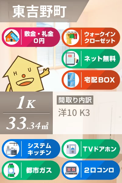 リヴェール F 105のお部屋の特徴