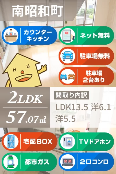 クラヴィエ南昭和 E棟 212のお部屋の特徴