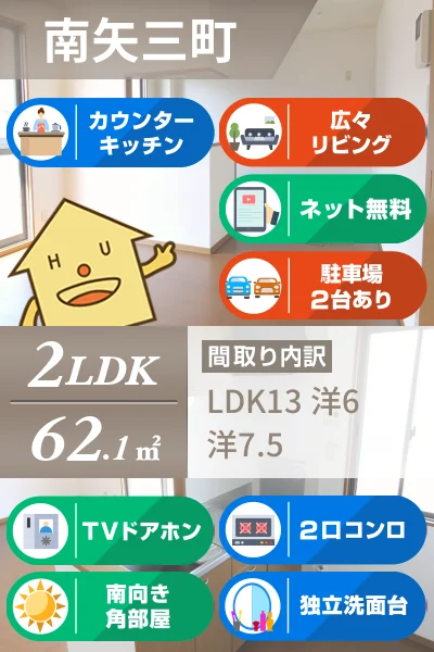 シャトーショコラ E101のお部屋の特徴