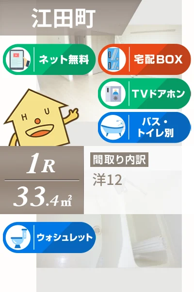 ジュネス吉岡 208のお部屋の特徴