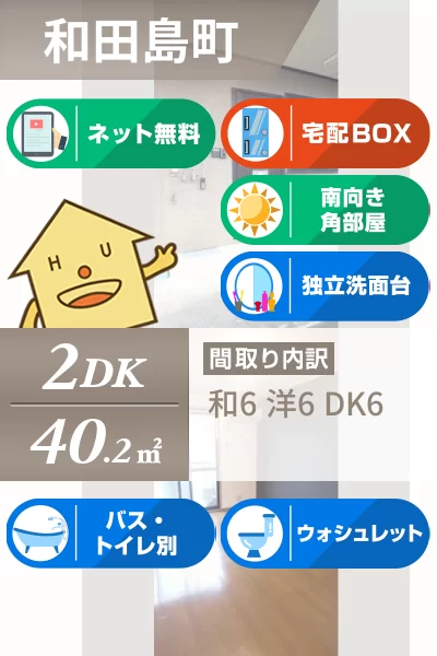メゾン西林 101のお部屋の特徴