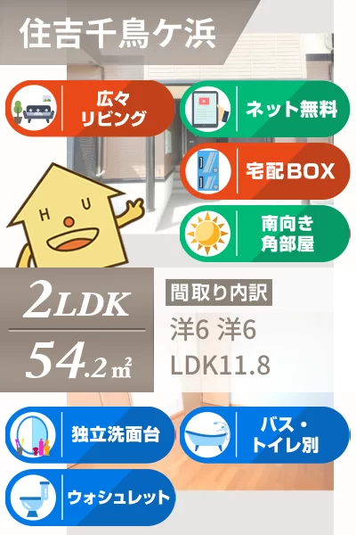 ファミール千鳥ヶ浜 101のお部屋の特徴