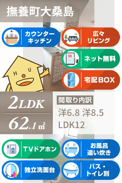 リビングタウン鳴門 B棟 B201のお部屋の特徴