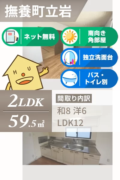 ヴィラセゾン A棟 205のお部屋の特徴