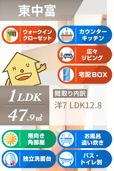 ウィルコート A棟 A202のお部屋の特徴