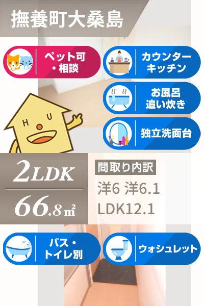 パピロ 101のお部屋の特徴