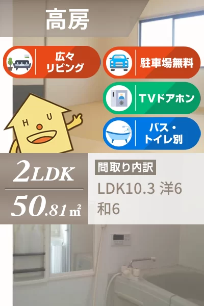 パークハウス北島 201のお部屋の特徴