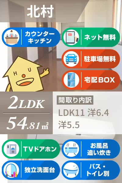 メゾンドソレイユ 1番館 202のお部屋の特徴